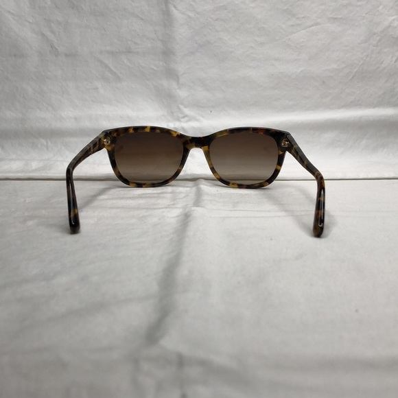 Tory Burch Brown Tortoise Wayfarer Style Sunglasses main image 13